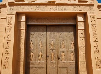 Tajomné dvere v egyptskej hrobke: Nikto nesmie vstúpiť